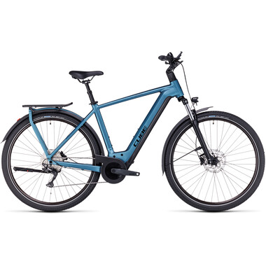 CUBE KATHMANDU HYBRID ONE 625 DIAMANT Electric Trekking Bike Blue 2023 0